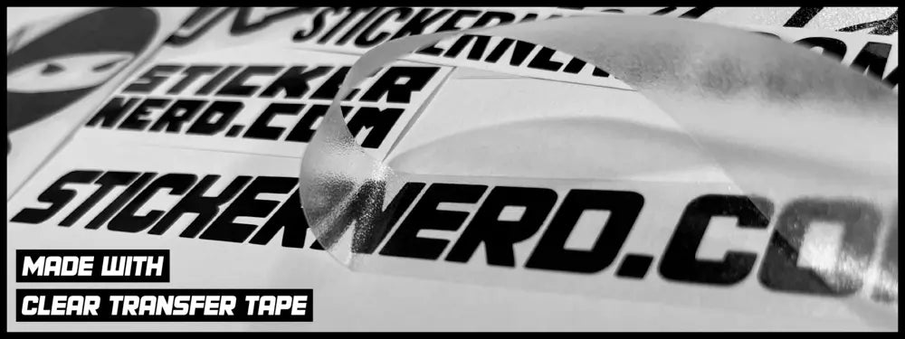 CUSTOM TRANSFER STICKERS - STICKERNERD