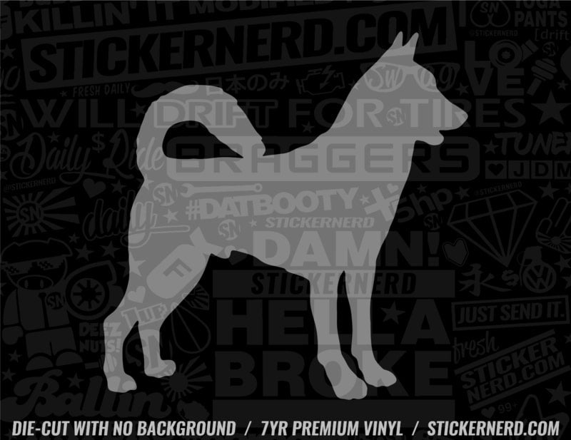 Canaan Dog Sticker - Window Decal - STICKERNERD.COM