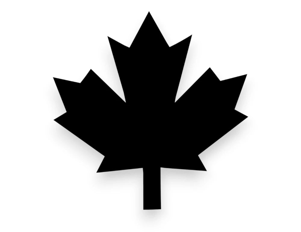Canadian Maple Leaf Sticker - Decal - STICKERNERD.COM