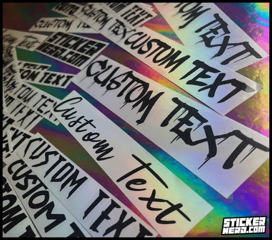Car Transfer Decals - Custom Stickers 