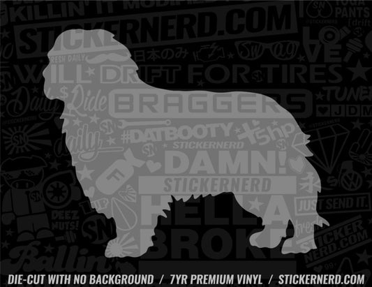 Cavalier King Charles Spaniel Dog Sticker - Window Decal - STICKERNERD.COM