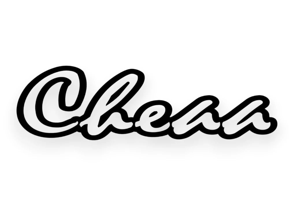 Cheaa Sticker - Window Decal - STICKERNERD.COM