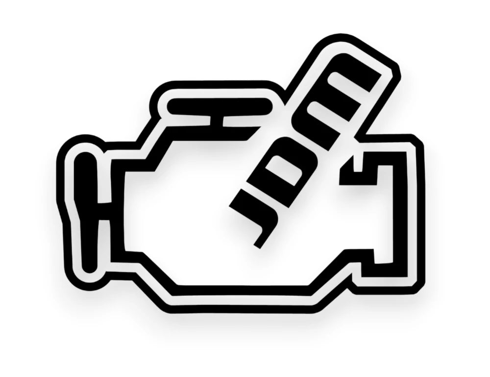Check Engine Light JDM Sticker - Decal - STICKERNERD.COM