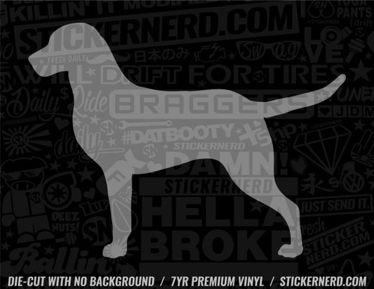 Chesapeake Bay Retriever Dog Sticker - Decal - STICKERNERD.COM