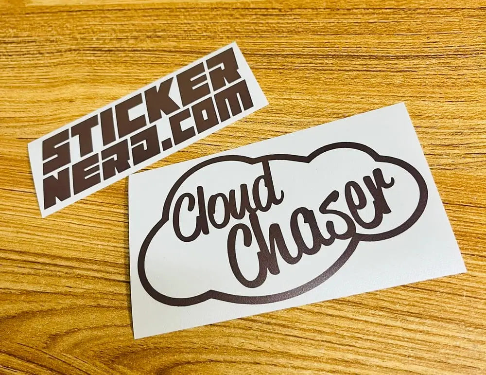 Cloud Chaser Decal - Car Vinyl Window Sticker