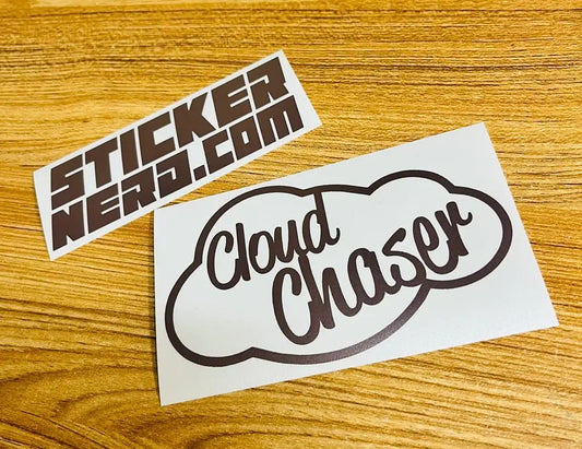Cloud Chaser Decal - Car Vinyl Window Sticker