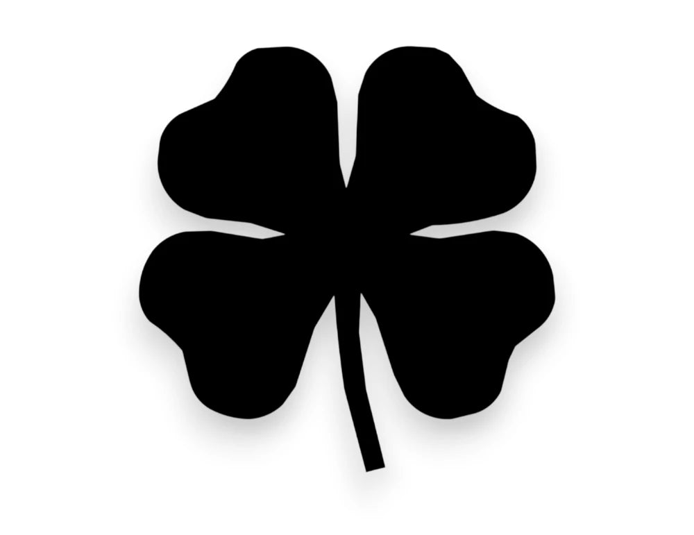 Clover Leaf Sticker - Good Luck Decal - STICKERNERD.COM