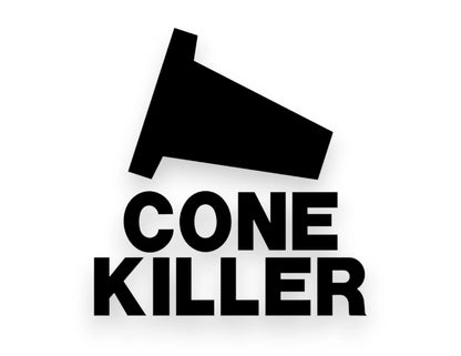 Cone Killer Sticker - Window Decal - STICKERNERD.COM