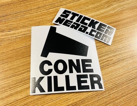 Cone Killer Sticker - Window Decal - STICKERNERD.COM