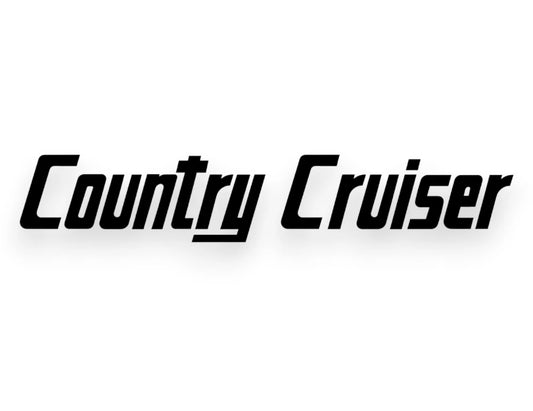 Country Cruiser Sticker - Decal - STICKERNERD.COM