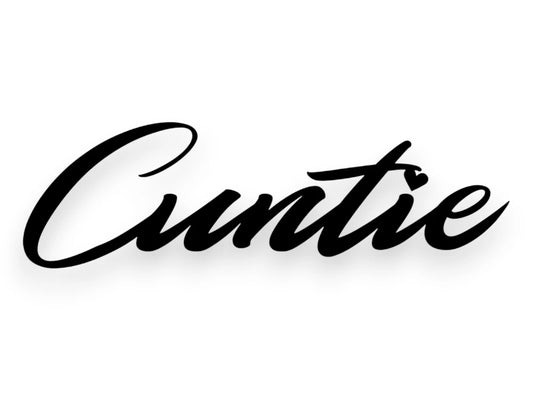 Cuntie Sticker - STICKERNERD.COM