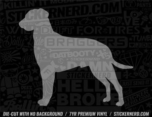 Curly Coated Retriever Dog Sticker - Decal - STICKERNERD.COM
