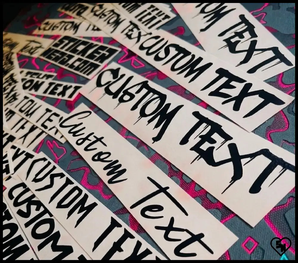 Custom Auto Decals - Custom Vinyl Stickers