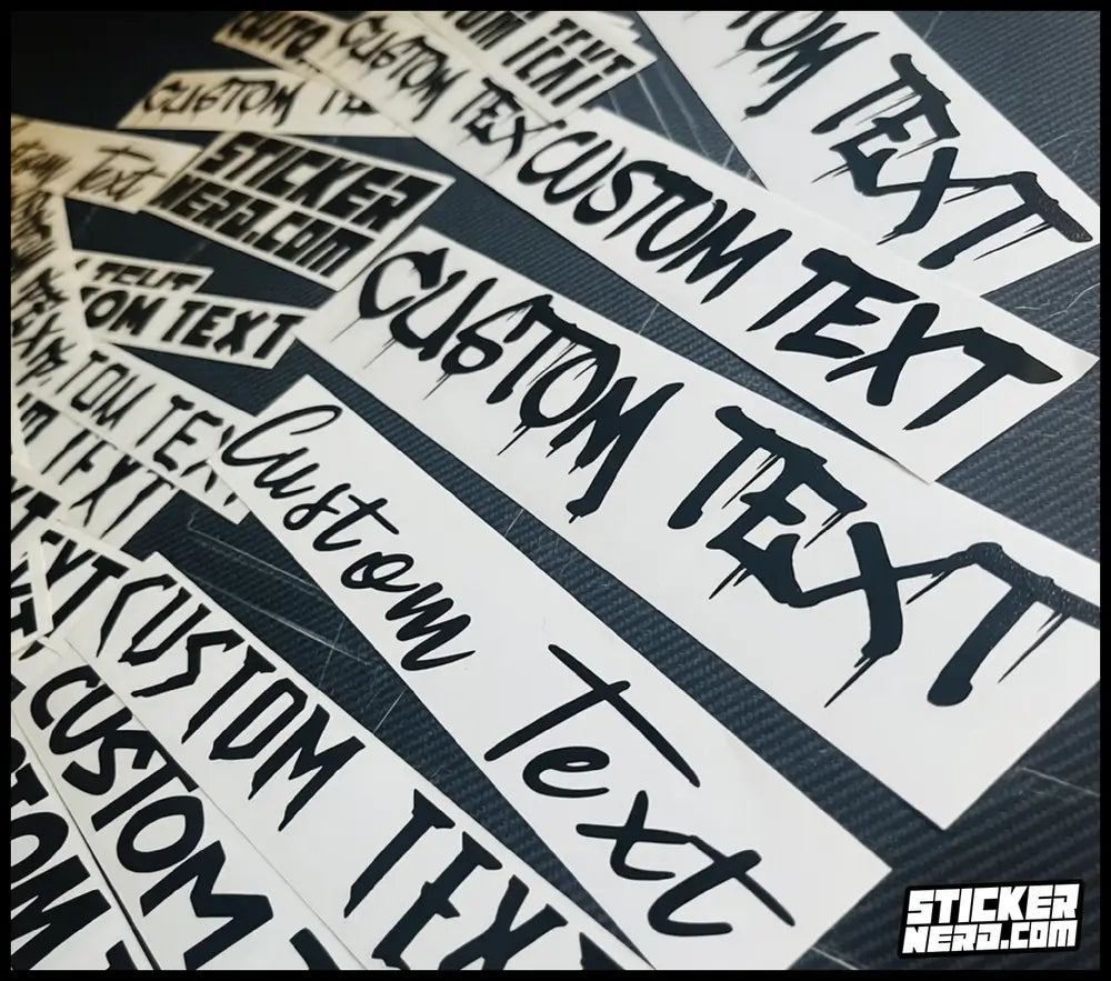 Custom Auto Stickers - Custom Vinyl Decals