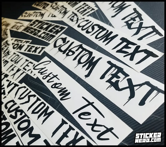 Custom Auto Stickers - Custom Vinyl Decals