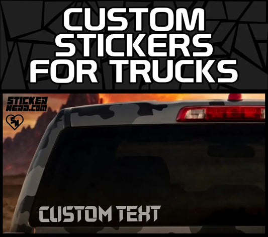 Custom Stickers For Trucks - Design Custom Decals Online