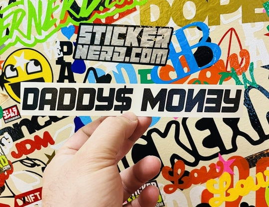 Daddy's Money Decal 