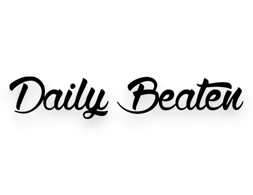 Daily Beaten Sticker - Window Decal - STICKERNERD.COM