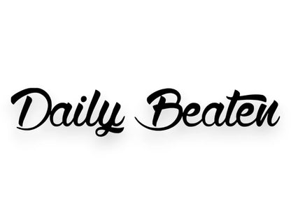 Daily Beaten Sticker - Window Decal - STICKERNERD.COM