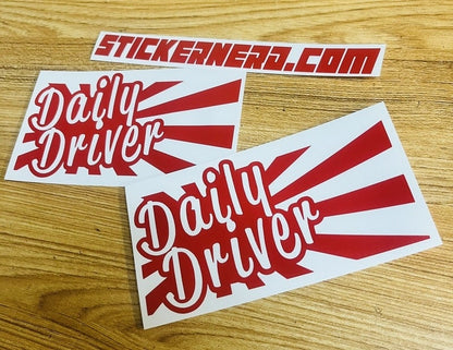 Daily Driver Japan Flag Decal - STICKERNERD