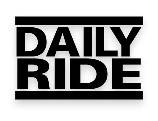 Daily Ride Sticker - Window Decal - STICKERNERD.COM
