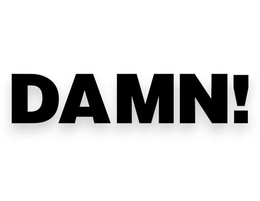 Damn Sticker - Funny Decal - STICKERNERD.COM