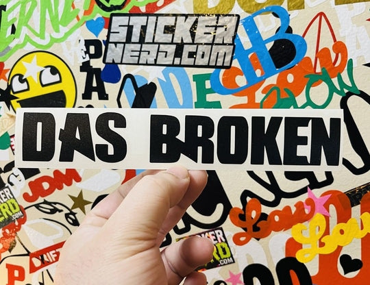 Das Broken Decal - STICKERNERD.COM