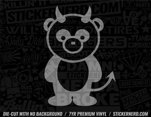 Devil Panda Sticker - Decal - STICKERNERD.COM