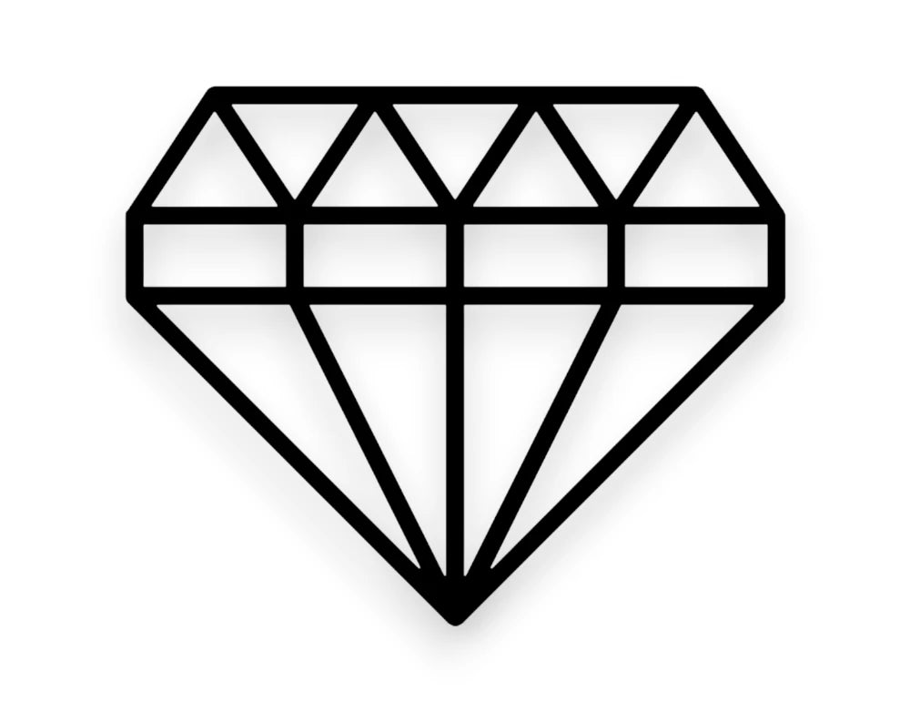 Diamond Sticker - Window Decal - STICKERNERD.COM