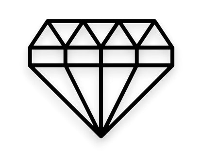 Diamond Sticker - Window Decal - STICKERNERD.COM