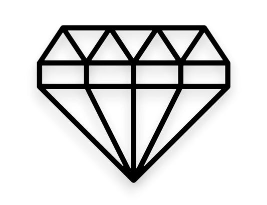 Diamond Sticker - Window Decal - STICKERNERD.COM