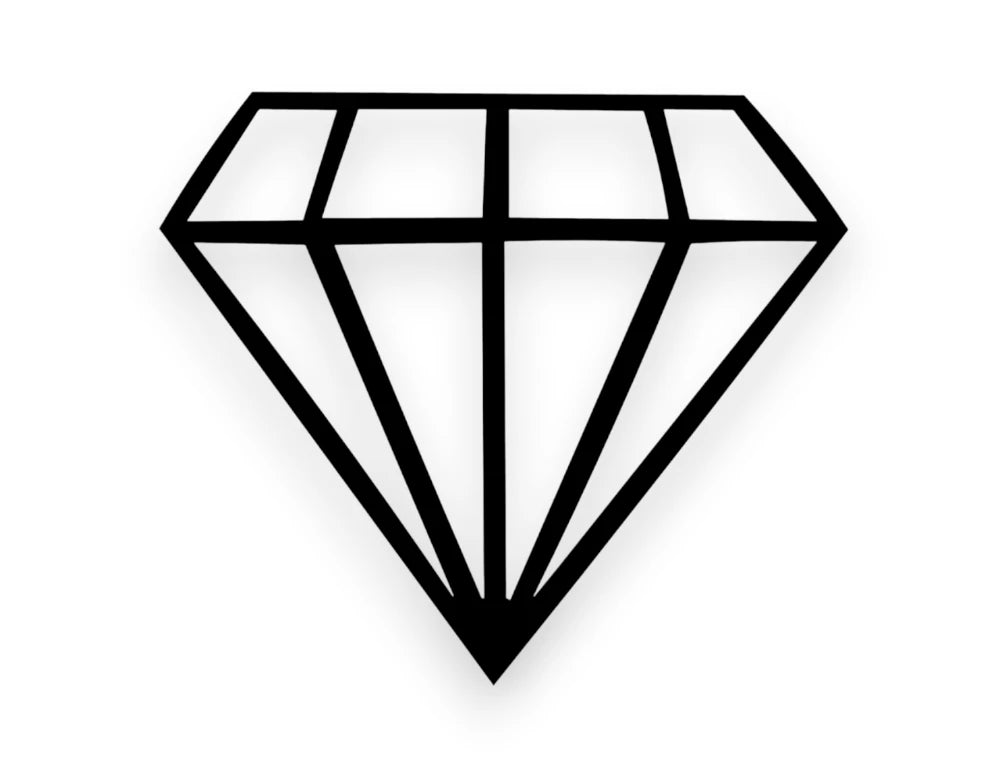 Diamond Sticker - Window Decal - STICKERNERD.COM