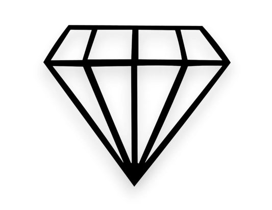 Diamond Sticker - Window Decal - STICKERNERD.COM
