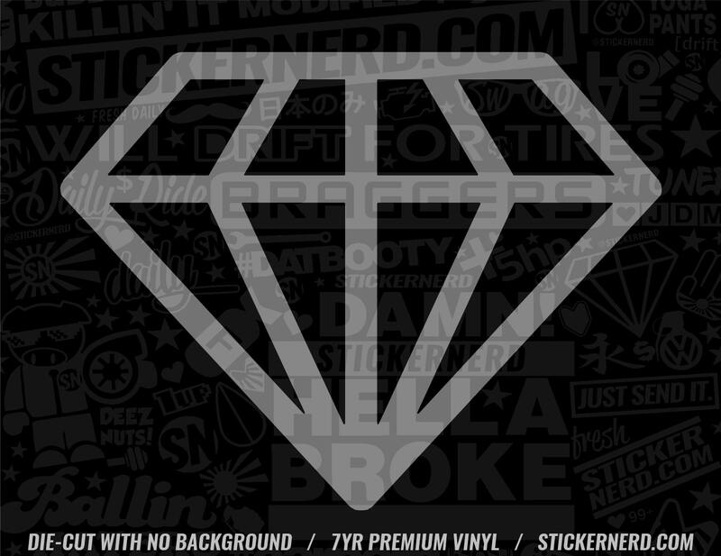 Diamond Sticker - Window Decal - STICKERNERD.COM