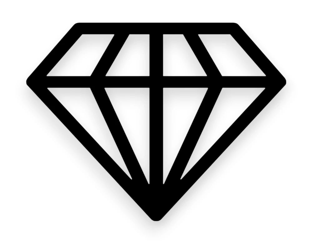 Diamond Sticker - Window Decal - STICKERNERD.COM