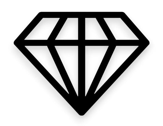 Diamond Sticker - Window Decal - STICKERNERD.COM
