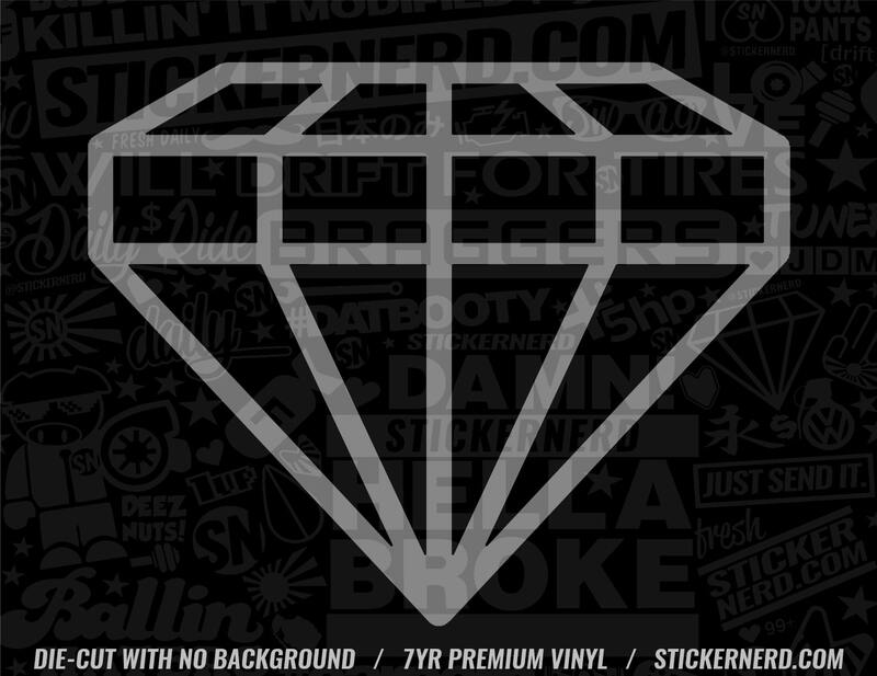 Diamond Sticker - Decal - STICKERNERD.COM