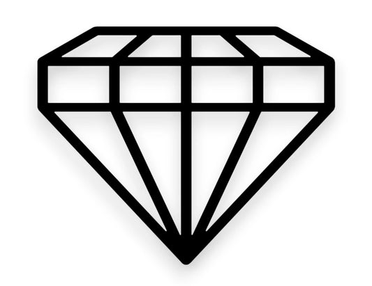 Diamond Sticker - Decal - STICKERNERD.COM