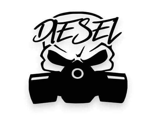 Diesel Gas Mask Sticker - Window Decal - STICKERNERD.COM