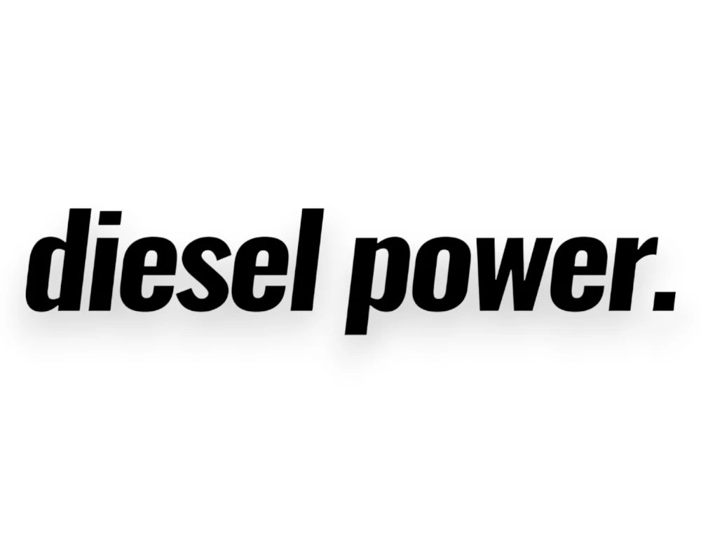 Diesel Power Sticker - Decal - STICKERNERD.COM