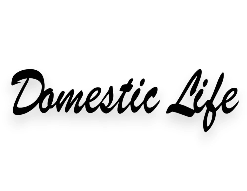 Domestic Life Sticker - Window Decal - STICKERNERD.COM