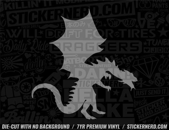 Dragon Sticker - Decal - STICKERNERD.COM