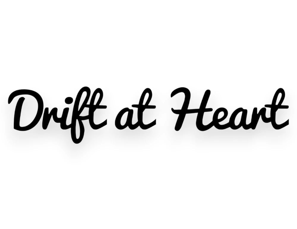 Drift At Heart Sticker - Window Decal - STICKERNERD.COM