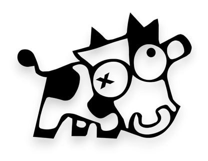 Drift Cow Sticker - Decal - STICKERNERD.COM