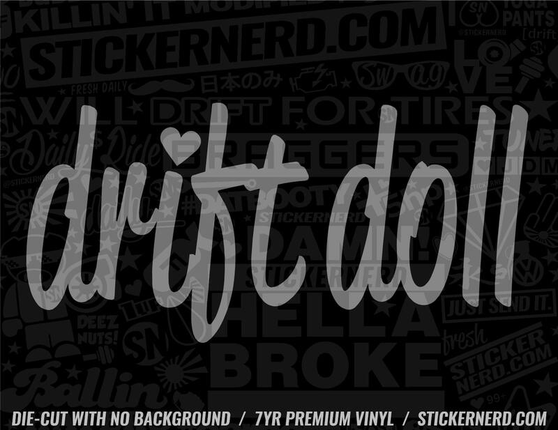 Drift Doll Sticker - Decal - STICKERNERD.COM