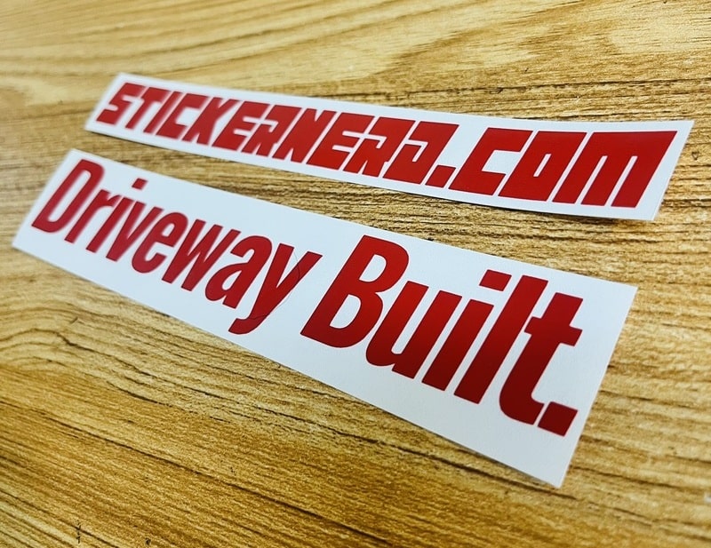 Driveway Built Decal - STICKERNERD