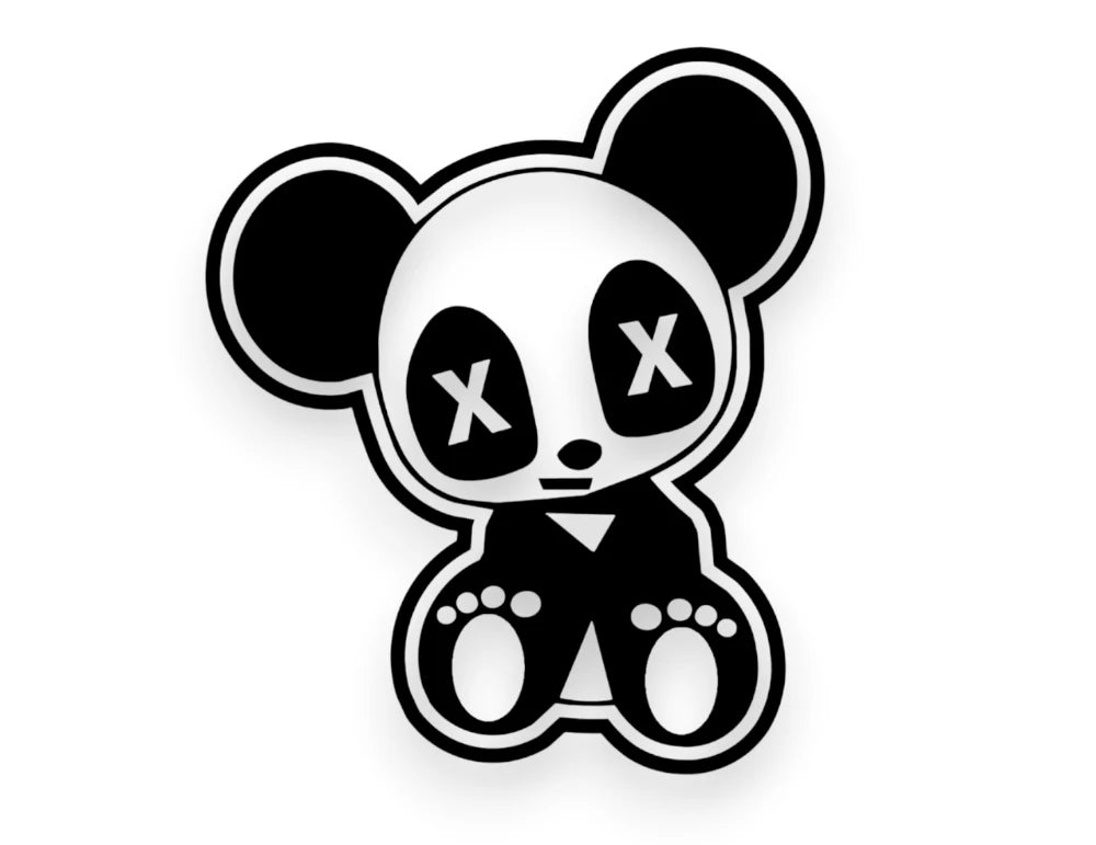 Drunk Panda Sticker - Decal - STICKERNERD.COM