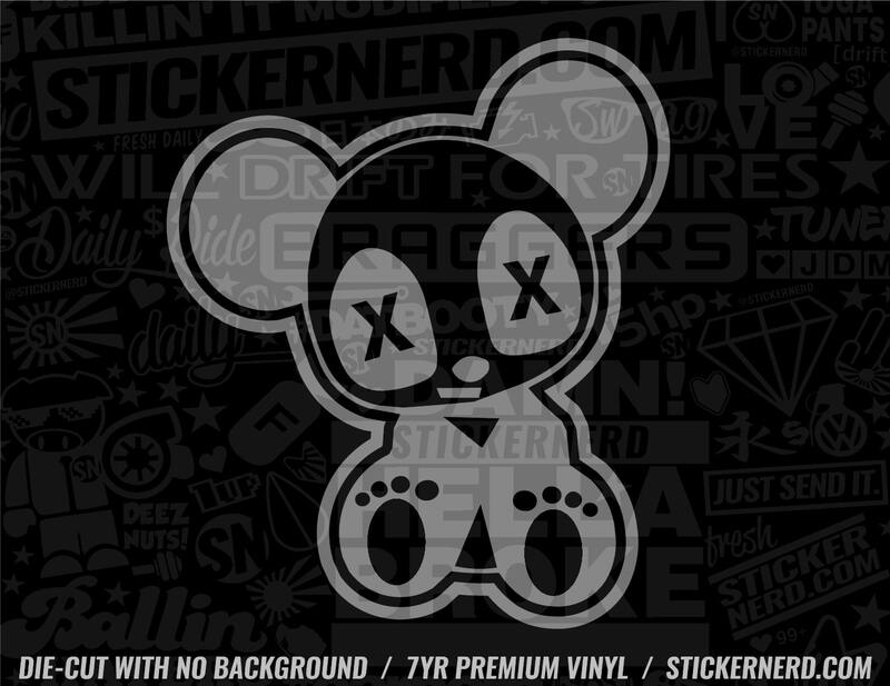 Drunk Panda Sticker - Decal - STICKERNERD.COM