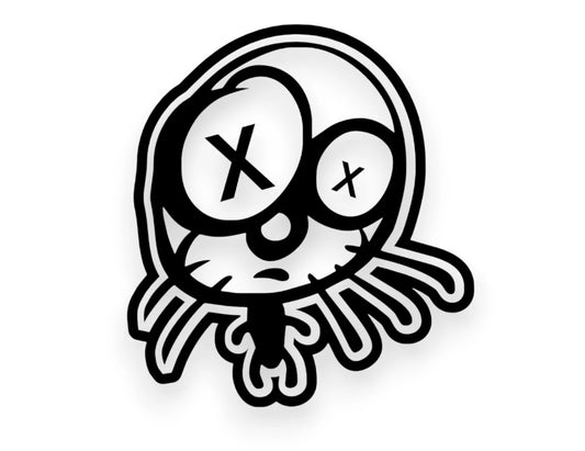 Drunk Punched Drift Kitty Sticker - Window Decal - STICKERNERD.COM