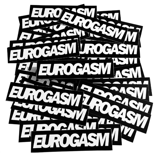 Eurogasm Sticker - STICKERNERD.COM